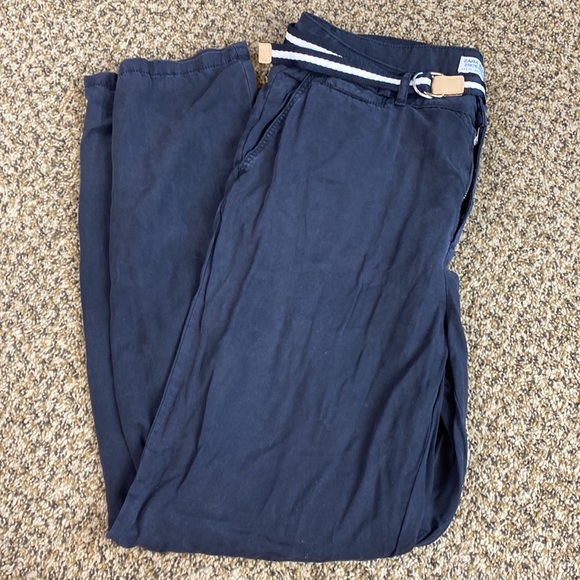 ZARA Basic Z1975 Tencel trouser pants - Picture 2 of 5